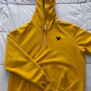 Yellow Hoodie with Mouse Logo